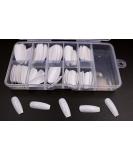 Morechioce 500 Pcs White Ballerina Fake Nails - Acrylic Nail Tips for DIY Nail Art & French Manicure - Buy Online on GoSupps.com