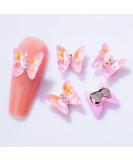 3D Nail Art Rhinestone Crystal AB Butterfly Charms Sparkle Nail Decoration Jewerlry Hand Craft DIY Accessories (MJ03) - Buy Online on GoSupps.com