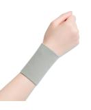 Buy Wrist Compression Sleeve for Tendonitis & Arthritis | Pain Relief Support Band - Gray-Green - Buy Online on GoSupps.com