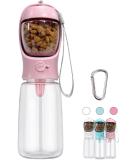 Buy Cotop 550ml Portable Dog Water Bottle & 100ml Feed Bottle - Pink Travel Solution for Dogs on the Go - Buy Online on GoSupps.com