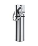 Small Pocket Pill Box Keychain , Aluminium Alloy Portable Mini Pill Organizer Case Container for Purse, Waterproof Metal Pill Holder Medicine Bottle for Outdoor Camping Travel (Silver) - Buy Online on GoSupps.com