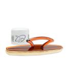 Chamois Buffer & Buffing Cream - Shine Dull Nails Softens Cuticles Fill & Repair Lines | 1.75 Oz Set - Buy Online on GoSupps.com
