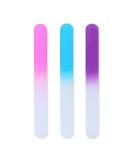 3-Piece Colored Crystal Glass Nail File Set | Professional Glass Files for Baby & Adult Nail Care | Washable & Dual-Sided for Natural Nails - Buy Online on GoSupps.com