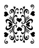 Eulenspiegel 109373 Face Painting Stencil - Retro Hearts for Stunning International Designs - Buy Online on GoSupps.com