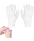 Overnight Hand Mask Intensive Hand Moisturizing and Repairing Gloves Sleeping Spa Silicone Gloves Hand Moisturizer Care Washable Moisture Gloves for Women Men (White) - Buy Online on GoSupps.com