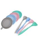Universal Silicone Can Covers 4 Pack with Pet Spoons Set - Fits 3 Standard Size Dog and Cat Food Cans - Round Can Lids - Buy Online on GoSupps.com
