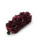 Meilliwish Noble Wedding Flower Hair Clip for Women - Beautiful Banana Style in Wine Red - Buy Online on GoSupps.com