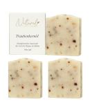 3x Natural Grape Seed Soap - 100% Handmade & Certified - Safe for All Skin Types - Natural Shower Gel - 300g Pack - Buy Online on GoSupps.com