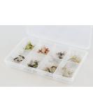 24 Tenkara Flies - Random Selection in Fly Box | High-Quality Fishing Flies - Buy Online on GoSupps.com