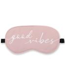 Pink Silk Eye Mask for Sleep | Adjustable Inspirational Blindfold for Women & Girls | Perfect for Travel & Relaxation - Buy Online on GoSupps.com