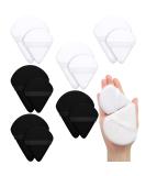 12-Piece Triangle Powder Puff Set for Flawless Makeup Application - Washable & Reusable Foundation Sponges in Black & White (Large & Small) - Buy Online on GoSupps.com