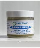 Elderflower Botanicals Dermamend Comfrey Herbal Ointment 2 fl oz for Eczema, Bruises, Scars & Skin Inflammation - Buy Online on GoSupps.com