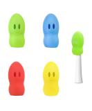Andiker Toothbrush Cover Set - 6 Fish-Shaped Silicone Travel Caps in Macaron Colors - Perfect for Travel & Business Trips - Buy Online on GoSupps.com