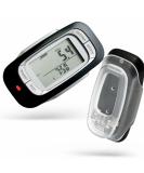 Jinlaili 3D Pedometer - Simple Fitness Tracker with Large LCD Display | Step Mile/KM Calorie & Activity Time Monitor | Clip & Lanyard Included | No App Required - Buy Online on GoSupps.com