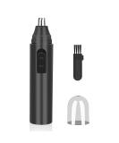 Linkidea Men s Ear and Nose Hair Trimmer - 360 Rounded Blade for Safe Clean Hair Removal | Black - Buy Online on GoSupps.com