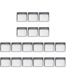 FRCOLOR 180 Pcs Square Magnets & Empty Eyeshadow Pans - Metal Tin Pan Set for Makeup - Ideal for DIY Cosmetics - Buy Online on GoSupps.com