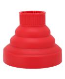 Universal Silicone Diffuser Hair Dryer for Curly Hair - Portable & Collapsible Red Attachment - Buy Online on GoSupps.com
