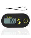 Buy Sortable 3D Digital Pedometer with Clip - Track Steps Calories & Activity Time | Ideal for Running - Men & Women - Black - Buy Online on GoSupps.com