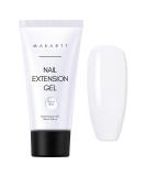 Makartt Poly Nail Gel 50ML Builder Gel in White Pink Nude Clear Rosy - for Nail Extensions & Salon Designs - Buy Online on GoSupps.com