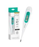 Evolu Waterproof Digital Thermometer - Fast 10-Second Temperature Measurement for Babies Children & Adults | High Precision 0.1 C | Easy-to-Read Display & Storage Box - Buy Online on GoSupps.com