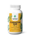 Vita1 Coenzyme Q10 with 100 mg vegan capsules 120 capsules natural coenzyme Q10 in a practical 4 to 8 monthly supply from flavors dyes - Buy Online on GoSupps.com