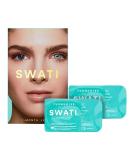 Turquoise (turquoise) - 1 month contact lenses colored - Swati cosmetics naturally looking contact lenses 0.0 diopters 8.7 millimeters 14.20 millimeters 2 - Buy Online on GoSupps.com