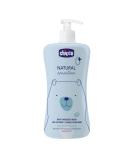 Chicco Natural Sensation Baby Shampoo & Body Bath - No Tears Aloe & Chamomile 500ml - Gentle Care for Your Baby - Buy Online on GoSupps.com