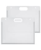 Art Portfolio Bags 17.32 x 14.17 Inches 2 Pieces Portfolio Folder for Artwork Storage Box for Artwork Kids Keepsake Portfolio with Handles Waterproof Kids Portfolio Bag for Kid's Artwork Keepsakes - Buy Online on GoSupps.com