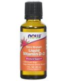 Now Foods Liquid Vitamin D3 Extra Strength 1000 IU - 1 fl oz | Fast Absorbing Formula - Buy Online on GoSupps.com