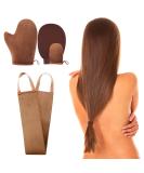 Self Tanning Mitt Applicator Kit - 4 Piece Set with Glove Exfoliating Mitt Mini Face Applicator & Back Lotion Applicator - Perfect for a Flawless Tan - Buy Online on GoSupps.com