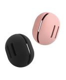 FERYES 2 PCS Makeup Sponge Holder - Silicone Beauty Blender Case for Travel | Black & Pink Makeup Sponge Storage - Buy Online on GoSupps.com