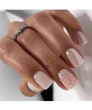 Foccna Short Pink Press On Nails - 24 Pcs Glossy Acrylic False Nails for Women & Girls - Buy Online on GoSupps.com
