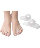 Pedimend Silicone Gel Claw Toe Corrector - Hammer Toe Pads - Toe Separator for Overlapping Toes - Straighten Bent Toes - Unisex - One Size Fits Most - 1 Pair - Buy Online on GoSupps.com