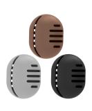 Fauxomor 3-Pack Makeup Sponge Holder Set - Breathable Silicone Beauty Blender Travel Bag for All Sizes - Sustainable Portable Tool in Gray Black & Coffee - Buy Online on GoSupps.com