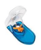 Ezy Dose Pill Cutter with Safety Shield | Safe Pill Splitter for Vitamins | Retractable Blade Guard | International Shipping Available - Buy Online on GoSupps.com