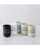 Good Morning Tumbler Cup & Toothbrush Holder 330ml - Lightweight for Home & Travel (Blue) - Buy Online on GoSupps.com