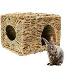 MODEHUAYING Natural Seagrass Mat Bed Hideaway Toy Hand Woven for Rabbit Guinea Pig Chinchilla Ferret 30 x 20 x 20 cm (L x W x H) - Buy Online on GoSupps.com