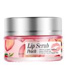 Peach Lip Scrub Exfoliator | Overnight Moisturizer & Lip Repair Balm | Hydrating Sleeping Cream - International Shipping - Buy Online on GoSupps.com