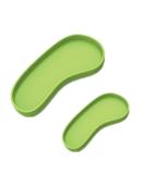 LSTCPGLAI 2 Pieces Shallow Reptile plate Reptile Food Water Bowl Used for Tortoise Corn Snake Crawl Pet Drinking and Eating(Green) - Buy Online on GoSupps.com