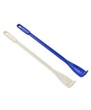 SUPVOX Back Scratcher Set - 2 Piece Plastic Back Massager (Blue & Beige) | Perfect for Itching & Relaxation - International Shipping Available - Buy Online on GoSupps.com