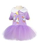 Luxury Purple Dog Dress - Tutu Rock Wedding Outfit for Small Dogs | Princess Puppy Clothing (Size M) - Buy Online on GoSupps.com