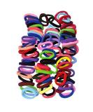 90pcs 8mm Mixed Colors Hair Scrunchies - Stylish Hair Bands for Women & Girls | International Shipping Available - Buy Online on GoSupps.com