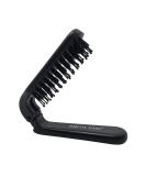Travel Hair Brush - Mini Folding Pocket Brush for Women & Men - Ideal for Any Hairstyles and Beards - 1PCS-Black - Buy Online on GoSupps.com