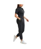 Junlan Women's Sauna Suit - Thermal Body Shaper Sports Suit - Quick Drying Black Sweat Suit for Enhanced Workout - Buy Online on GoSupps.com