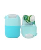 Roseflower Ice Roller Face & Jade Roller - 2 in 1 Ice Scooter for Pores & Skin Brightening - Sky Blue - Buy Online on GoSupps.com