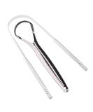 Stainless Steel Tongue Scraper & Cleaner for Fresh Breath | Semicircle Design for Effective Oral Care | Durable Dental Hygiene Tool - Buy Online on GoSupps.com