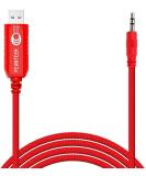 Feanteek USB Glucose Meter Cable for Onetouch Glucometer - Compatible with Ultra2, UltraMini, UltraLink, and Ultra Smart - Red, 1M - Buy Online on GoSupps.com