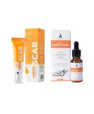 Turmeric Scar Red Cream + Nano Vitamin C Serum Combo - Restore Skin Radiance and Fade Scars, Dark Spots, and Dullness - Buy Online on GoSupps.com