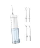 NewWay Portable Water Dental Flosser - Rechargeable Oral Irrigator with 4 Tips Waterproof Teeth Cleaner for Home & Travel - Buy Online on GoSupps.com