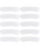 12 Pairs Clear Silicone Heel Grips Liner Inserts - Shoe Cushion Pads for Loose Shoes - Men and Women - Improved Fit and Comfort - Buy Online on GoSupps.com